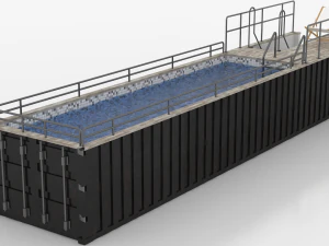 container swimming pool 3D Model