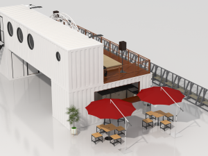 container portable scene 3D 模型