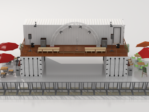 container portable scene 3D 模型