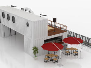 container portable scene 3D 模型