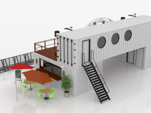 container portable scene 3D 模型