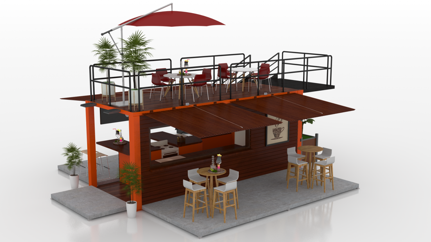 udzign on X: 3D Model Coffe Stall Booth - Coffee Cart - Coffee Stand  Download Now !  #coffee #stall #booth #beverage #3d # stand #cart #coffeebike #coffeestall  / X