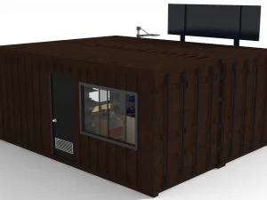 container grocery store 3D Model