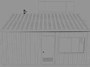 container grocery store 3D Model