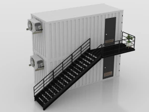 cabina del cantiere per container Modello 3D