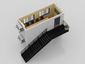 container construction site cabin 3D Model
