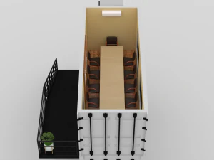 container construction site cabin 3D Model