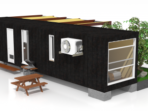 container chalet 3D मॉडल
