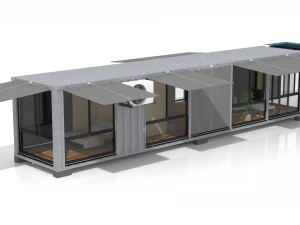 container glass house 3D Model
