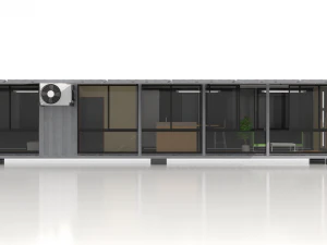 container glass house 3D Model