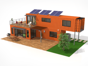 container villa 3D मॉडल
