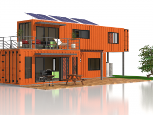 container villa Model 3D