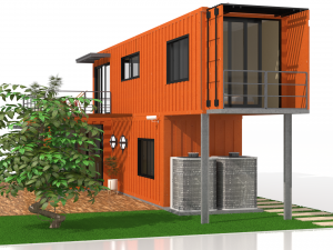 container villa Model 3D