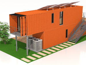 container villa Model 3D