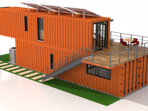 container villa Model 3D