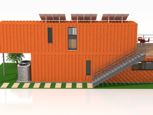 container villa Model 3D