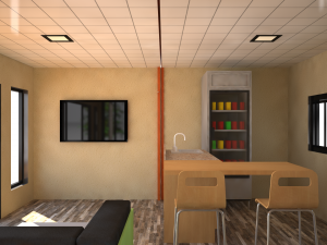 container villa Model 3D