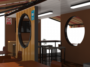 container coffee shop 3D Модель