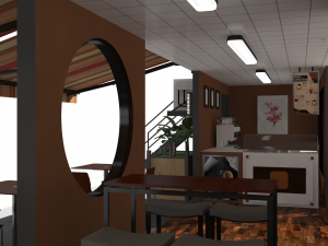 container coffee shop 3D Модель