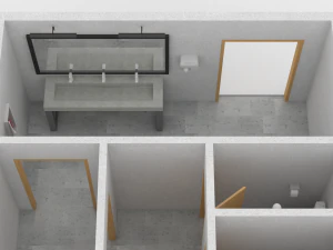 container changing room 3D Model