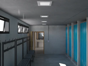 container changing room 3D Model