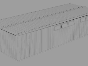 container changing room 3D Model
