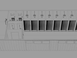 container changing room 3D Model