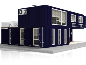 container office building 3D Model