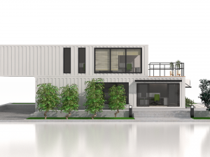 container office building Modello 3D