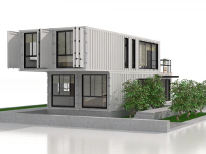 container office building 3D Model