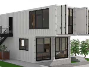 container office building 3D Model