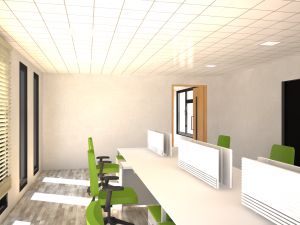 container office building Modello 3D