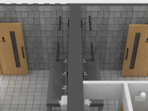 container public wc 3D Model