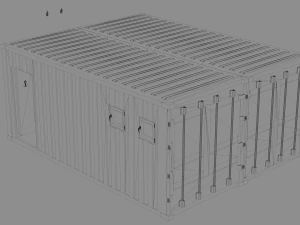 container public wc 3D Model