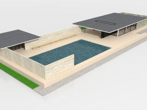 barcelona pavilion 3Dモデル