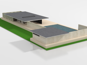 barcelona pavilion 3Dモデル