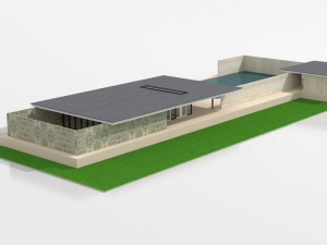 barcelona pavilion 3Dモデル