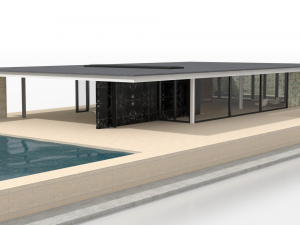 barcelona pavilion 3Dモデル