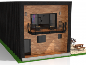 duplex home 3Dモデル