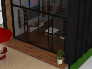 duplex home 3Dモデル
