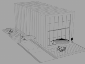 duplex home 3Dモデル