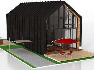 duplex home 3D 모델