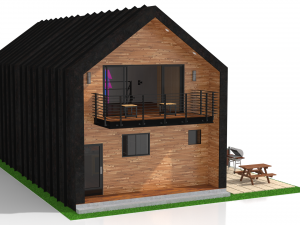 duplex home 3D 모델