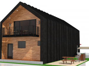 duplex home 3D 모델