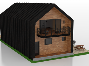 duplex home 3D 모델
