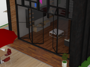 duplex home 3D 모델