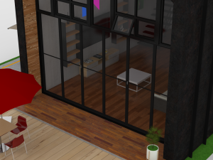 duplex home 3D 모델