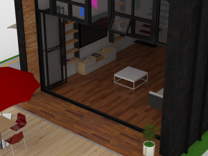 duplex home 3D 모델