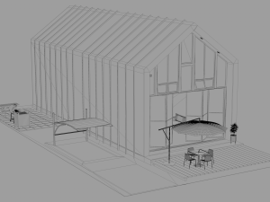 duplex home 3D 모델