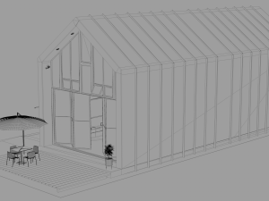 duplex home 3D 모델